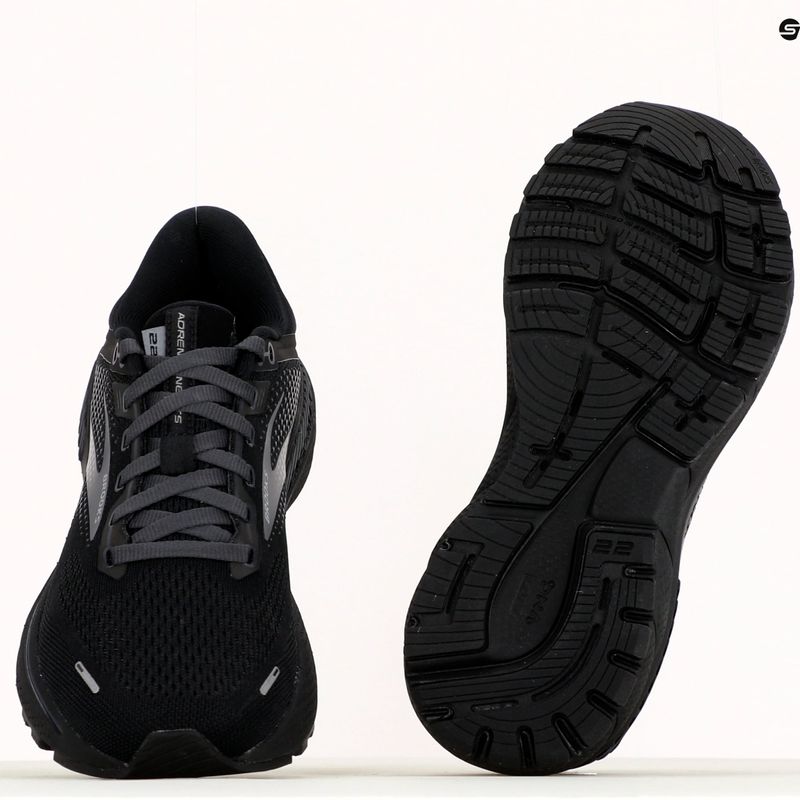 Scarpe da corsa da donna Brooks Adrenaline GTS 22 nero/nero/ebano 15
