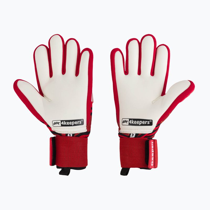 4keepers Evo Vera NC guanti da portiere rosso/nero/bianco 2