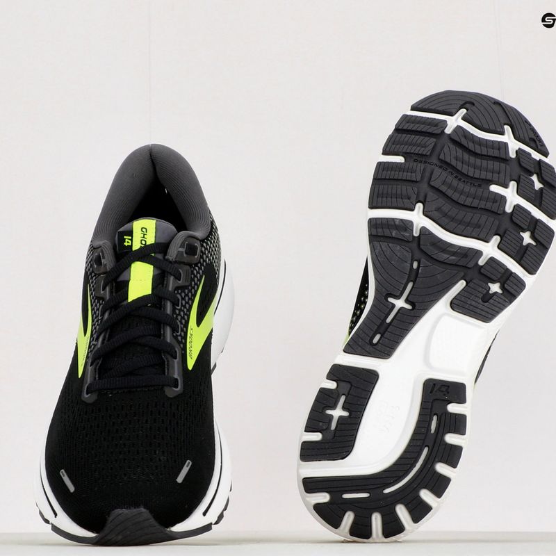 Brooks Ghost 14 scarpe da corsa da uomo nero/perla/notte 15