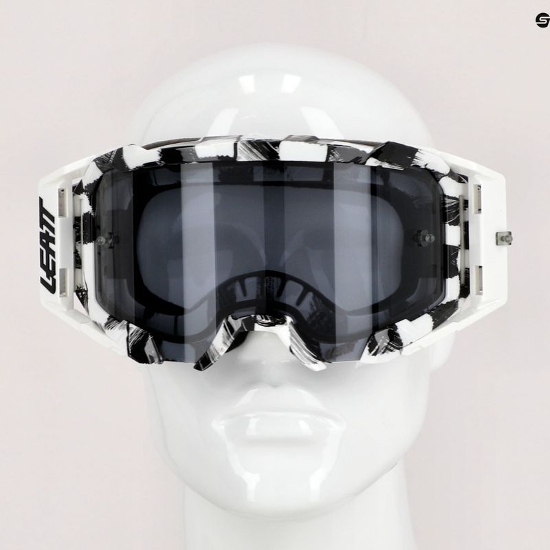 Occhiali da bici Leatt Velocity 5.5 checker smoke 9