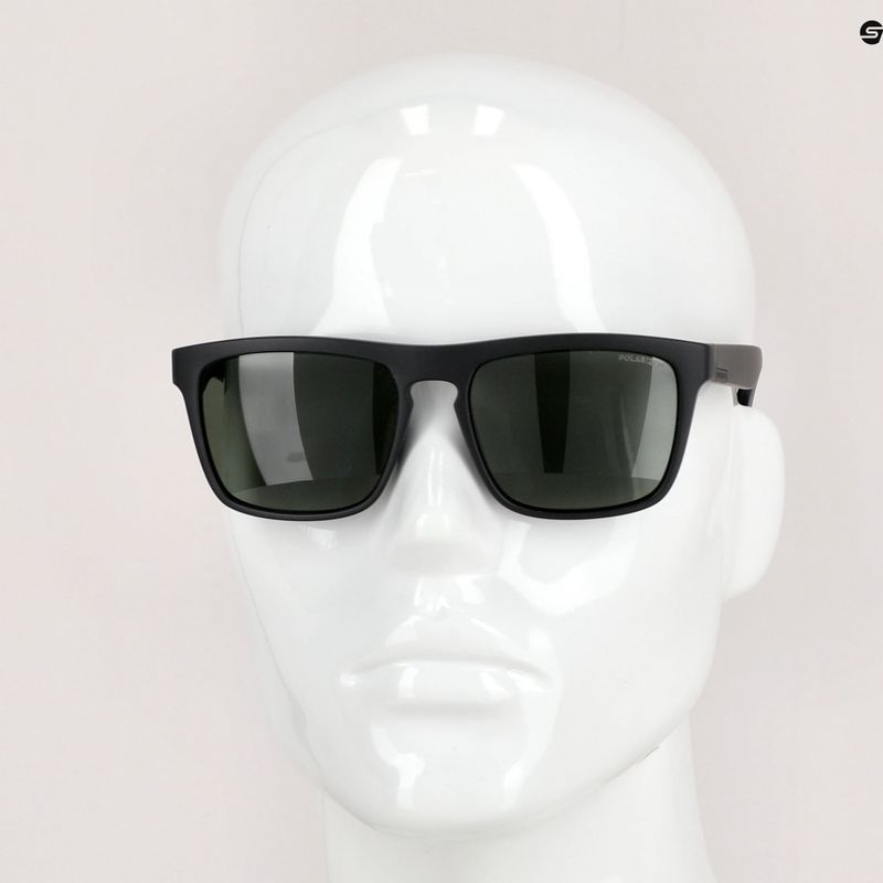 Occhiali da sole Quiksilver The Ferris Polarized nero opaco/verde polarizzato 8