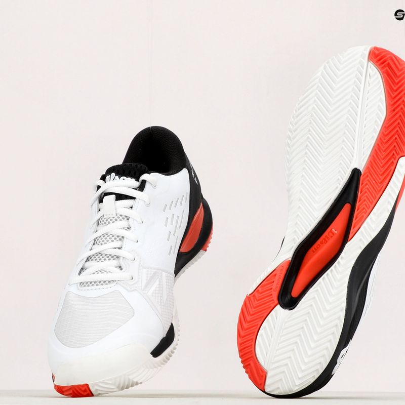 Scarpe da tennis Wilson Rush Pro Ace Clay da uomo, bianco e nero WRS329520 13