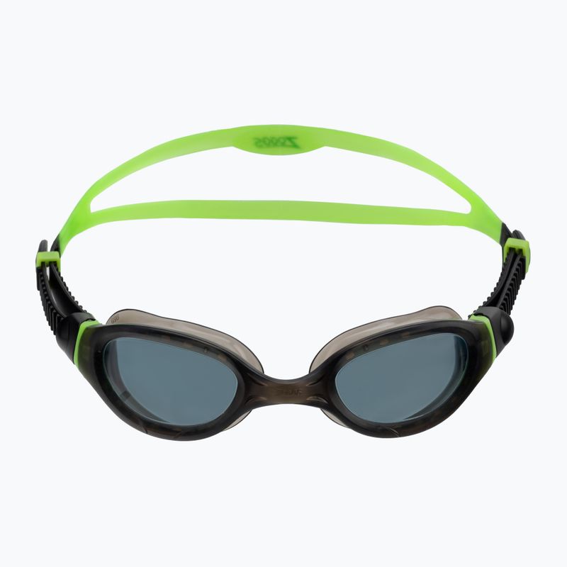 Occhialini da nuoto per bambini Zoggs Phantom 2.0 nero/lime/tinta fumo 2