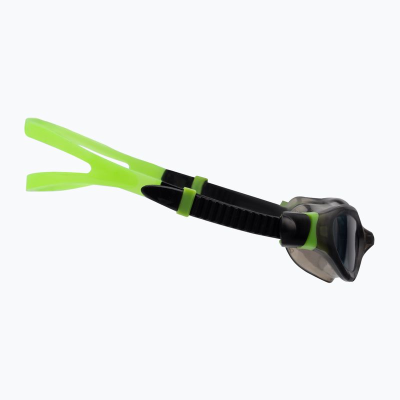 Occhialini da nuoto per bambini Zoggs Phantom 2.0 nero/lime/tinta fumo 3