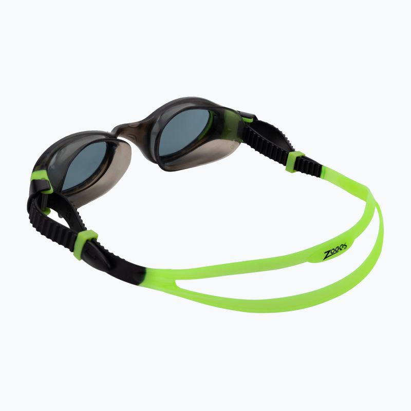 Occhialini da nuoto per bambini Zoggs Phantom 2.0 nero/lime/tinta fumo 4