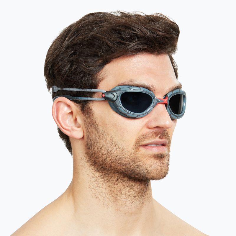 Occhiali da nuoto Zoggs Predator Polarized grigio/grigio/fumo polarizzato 6