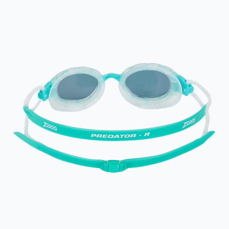 Occhiali da nuoto Zoggs Predator verde/ trasparente/ fumo tinta 4