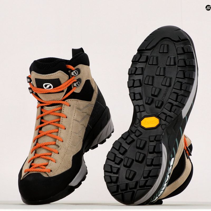 SCARPA Mescalito Mid GTX scarpe da avvicinamento da donna deserto chiaro/verde botanico 16