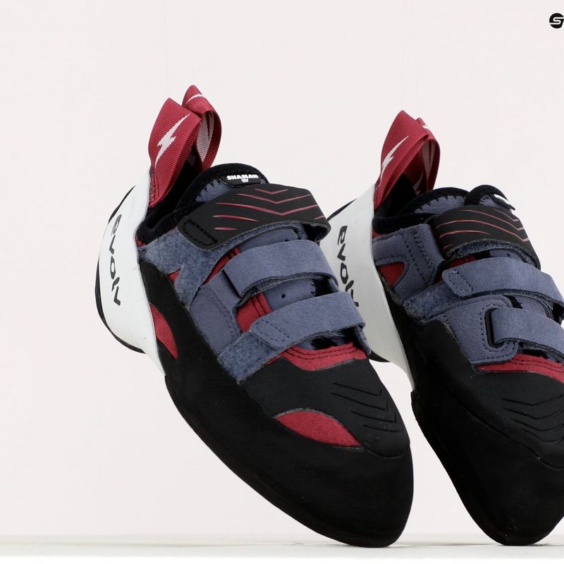 Evolv Shaman LV scarpa da arrampicata rosso barbabietola/ardesia 6