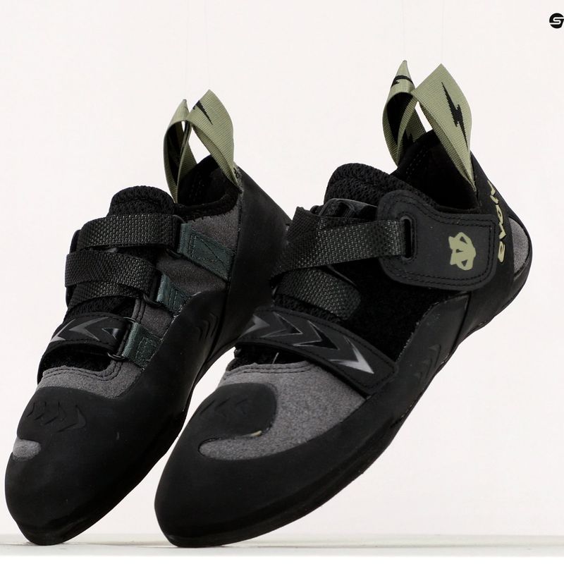 Scarpa da arrampicata Evolv Kronos da uomo nero/oliva 6