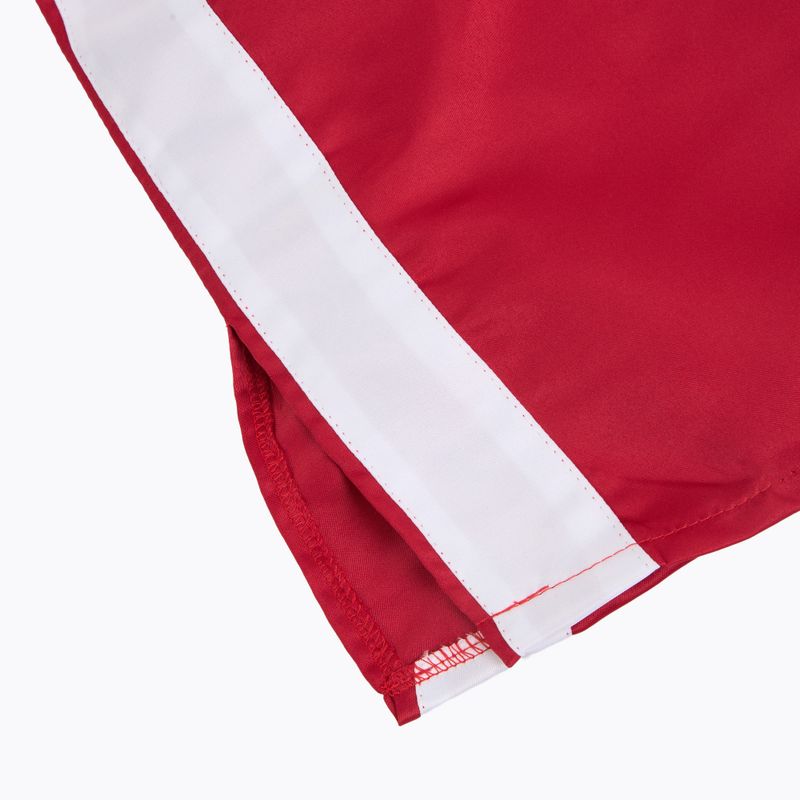 Pantaloncini da boxe da uomo Cleto Reyes Satin rosso/bianco 4