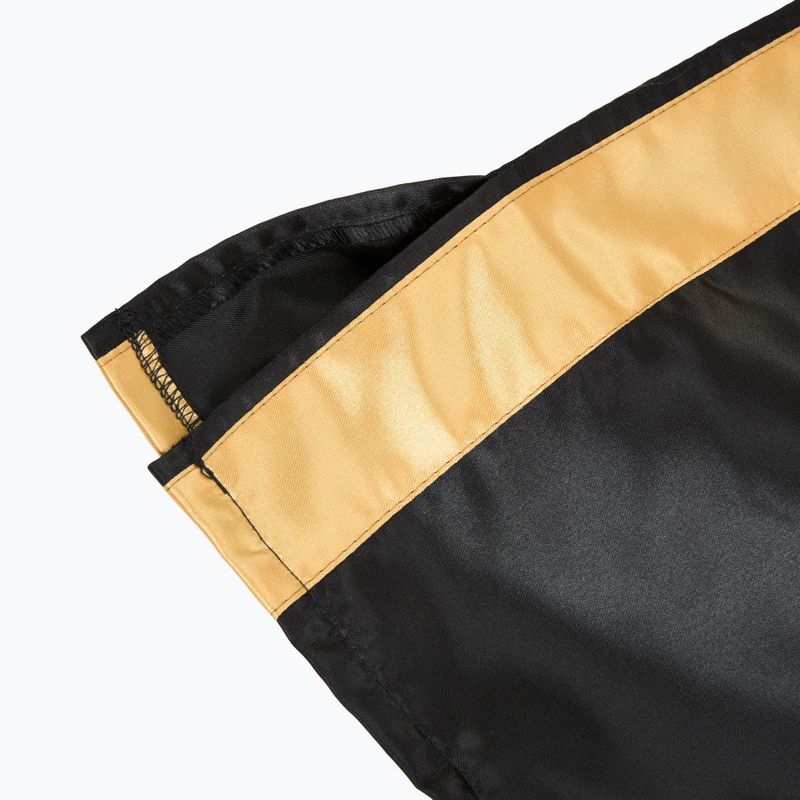 Pantaloncini da boxe in raso da uomo Cleto Reyes nero/oro 4