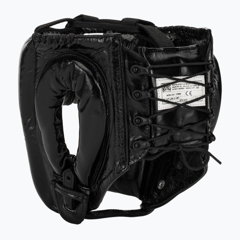 Cleto Reyes Protezioni guancia Casco da boxe in pelle nero 3