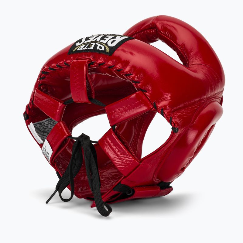 Casco da pugilato Cleto Reyes con faccia a punta in nylon rosso 6