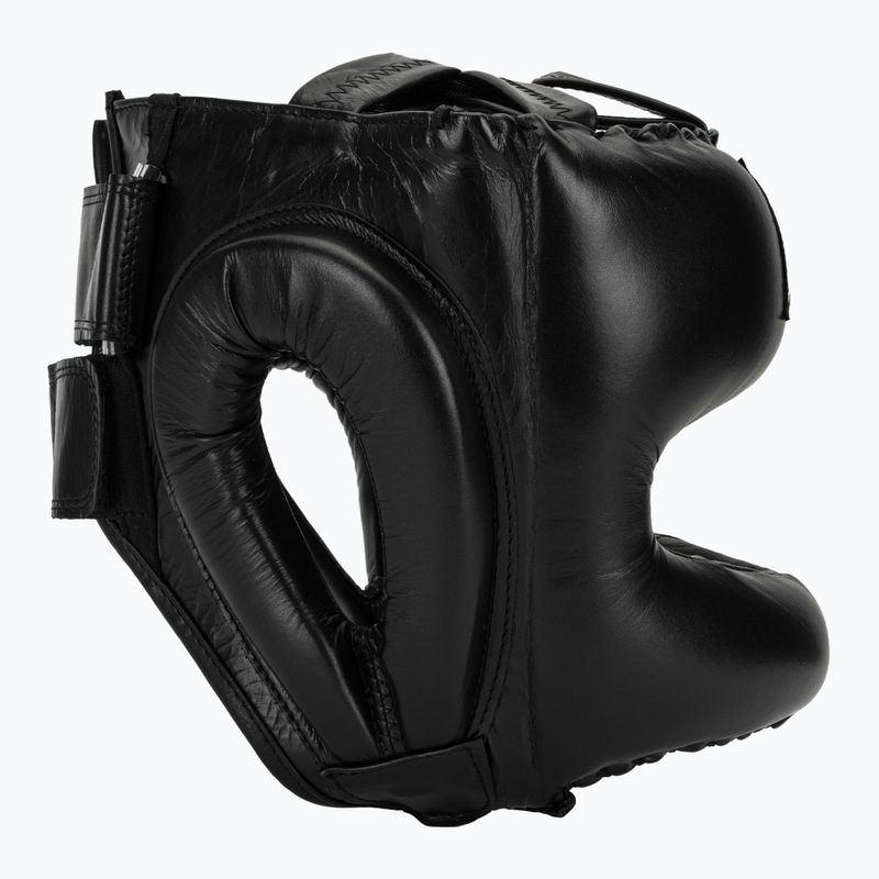 Casco da pugilato Cleto Reyes con visiera a punta in nylon nero 2