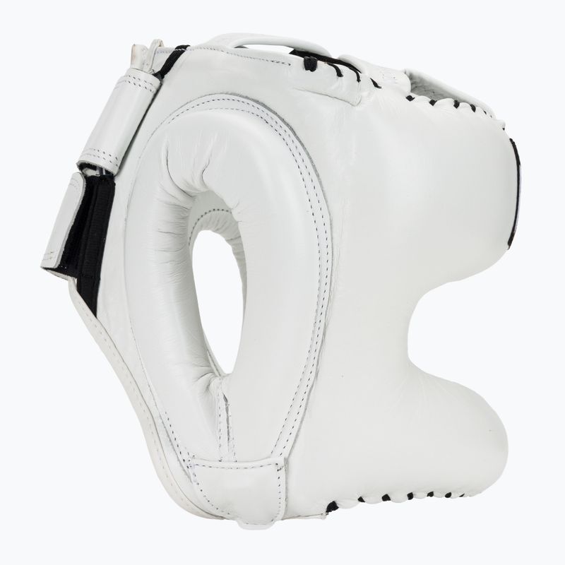 Casco da pugilato Cleto Reyes con visiera a punta in nylon bianco 2