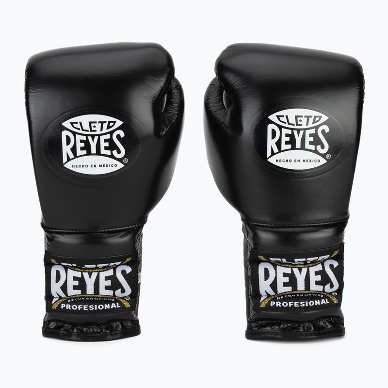 Guantoni da boxe Cleto Reyes Traning Thumb black/silver 2