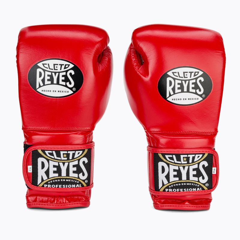 Cleto Reyes Velcro Sparring guanti da boxe rosso 2