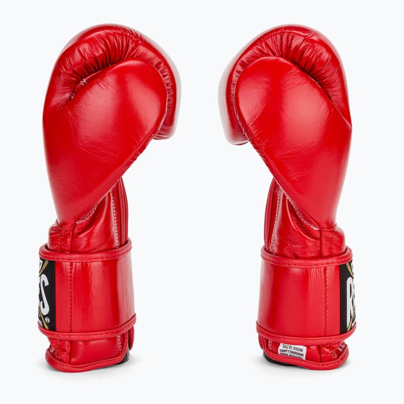 Cleto Reyes Velcro Sparring guanti da boxe rosso 4