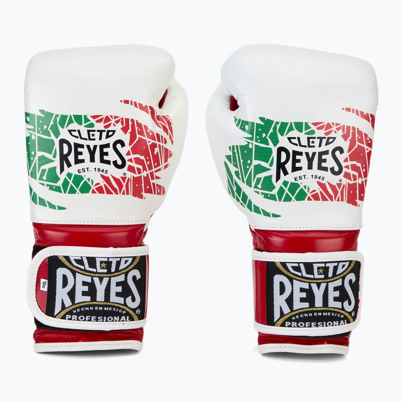 Cleto Reyes Guanti da boxe in velcro rosso/bianco verde rosso