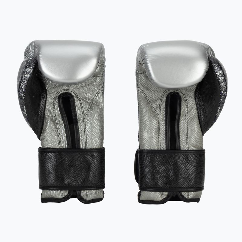 Guanti da boxe Cleto Reyes Velcro Sparring argento/nero 3