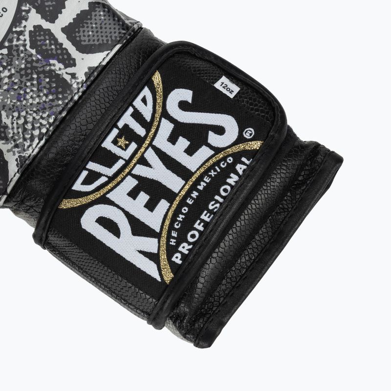 Guanti da boxe Cleto Reyes Velcro Sparring argento/nero 6