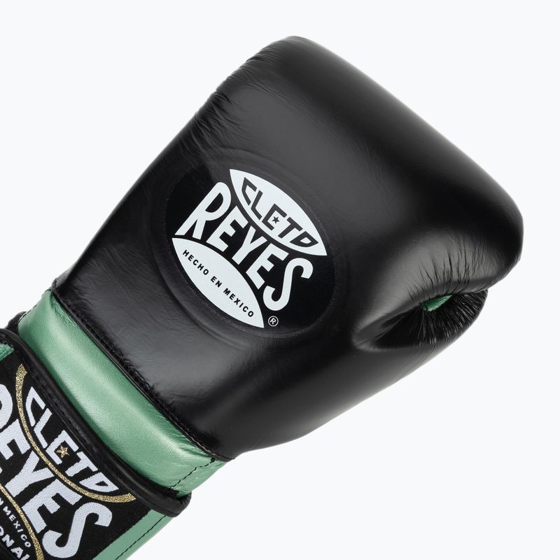 Guantoni da boxe Cleto Reyes Boxing Gloves With Hook green metallic / black 5