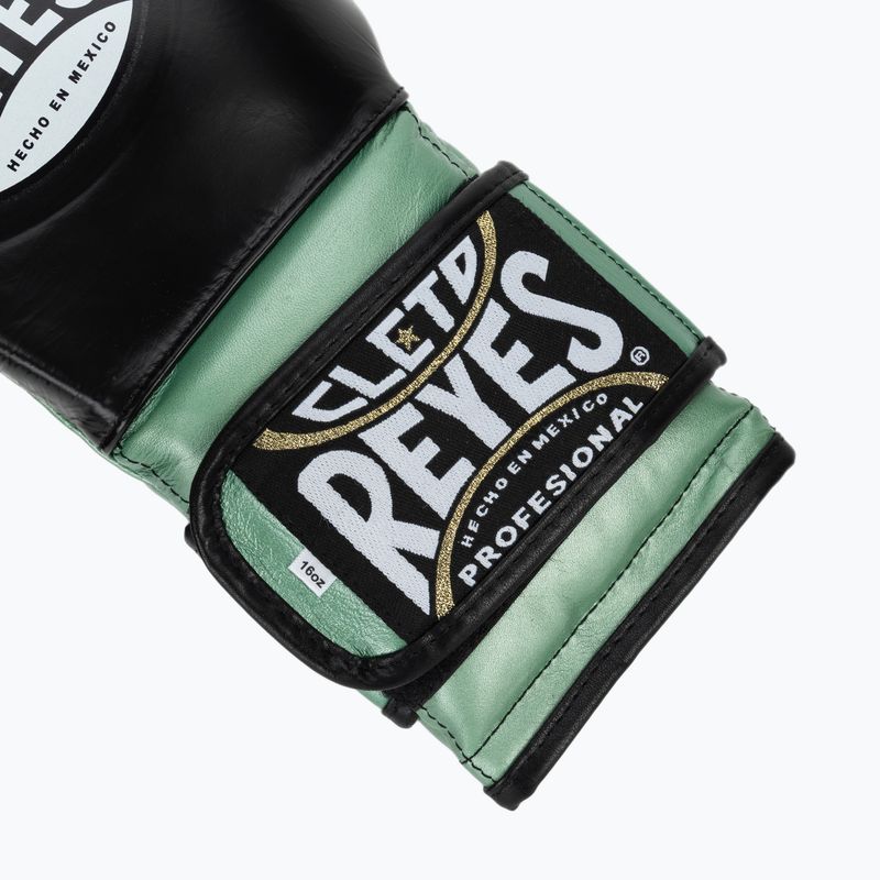 Guantoni da boxe Cleto Reyes Boxing Gloves With Hook green metallic / black 6