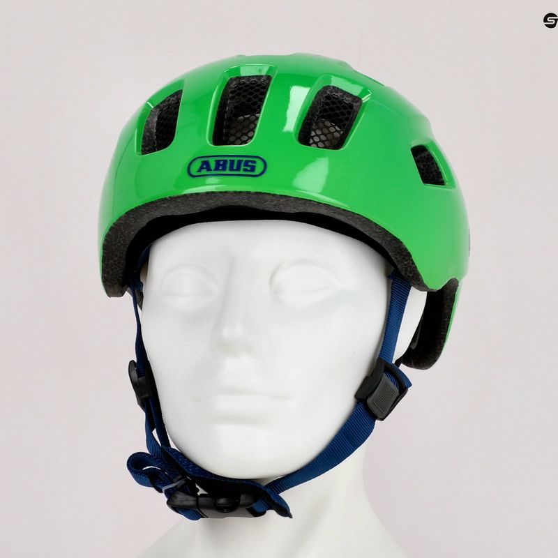 ABUS Casco da bici per bambini Youn-I 2.0 verde brillante 9