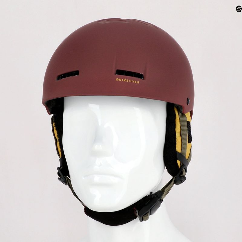 Quiksilver Skylab SRT casco da snowboard rrg0/ruby wine 9