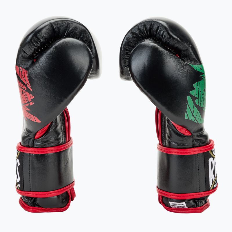 Cleto Reyes Guanti da boxe in velcro nero/rosso/bianco verde rosso 4