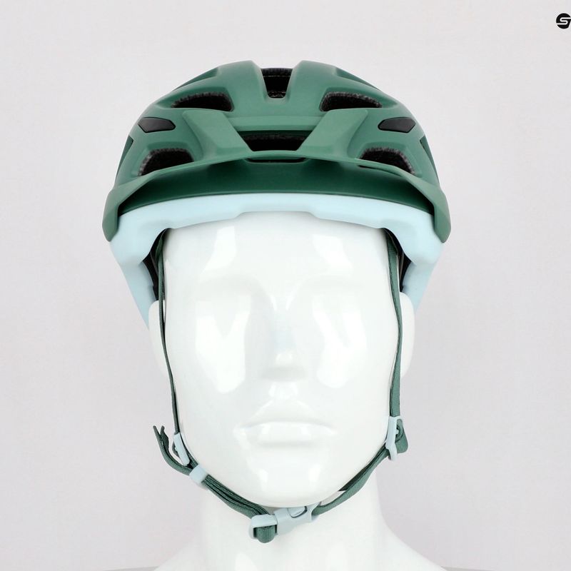 Casco da ciclismo da donna Giro Radix W grigio opaco/verde 9