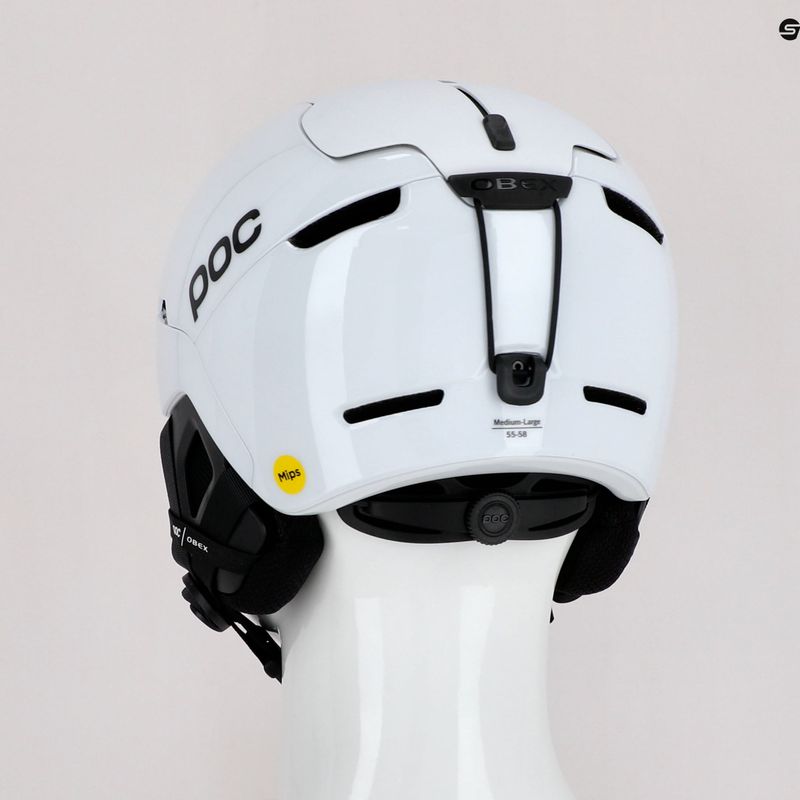 Casco da sci POC Obex MIPS bianco idrogeno 9