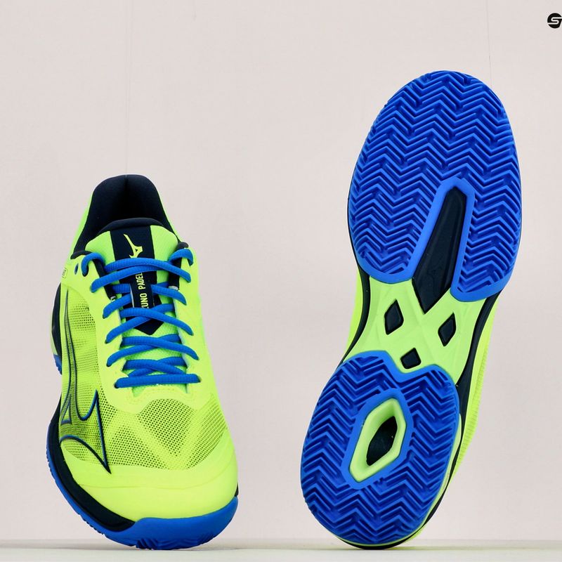 Scarpe da paddle da uomo Mizuno Wave Exceed Lgtpadel giallo 61GB2222 16
