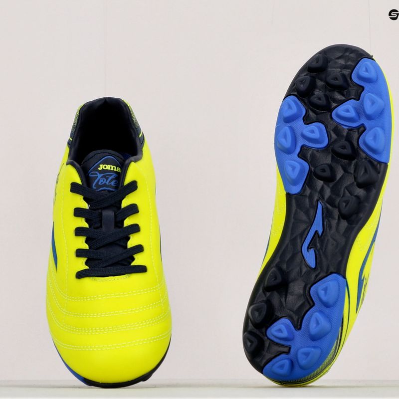 Scarpe da calcio per bambini Joma Toledo HG lemon fluor 13