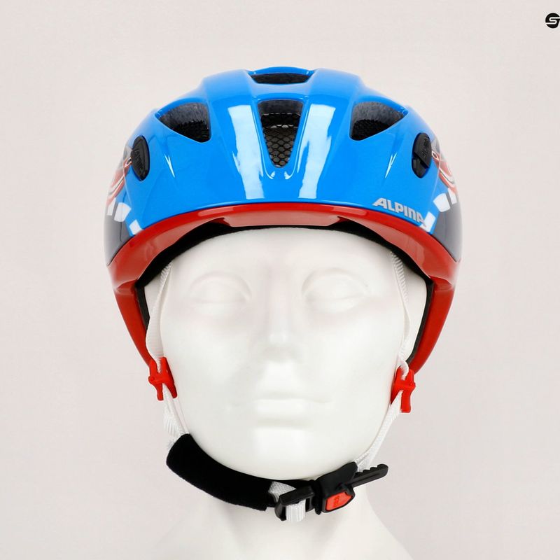 Casco da bici per bambini Alpina Ximo Flash rosso auto 9