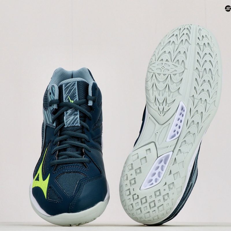 Scarpe da pallavolo uomo Mizuno Thunder Blade 3 Mid blu V1GA217538 11