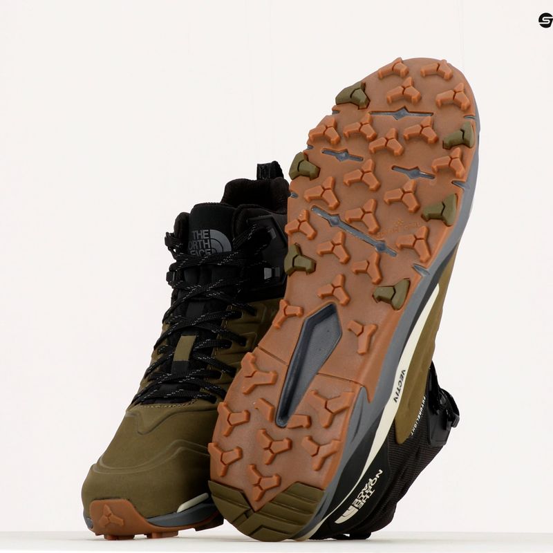 Stivali da trekking da uomo The North Face Vectiv Exploris Mid Futurelight Leather oliva militare/nero 15