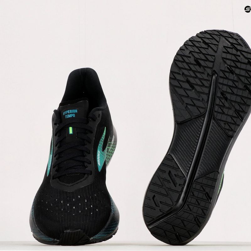 Brooks Hyperion Tempo scarpe da corsa da uomo nero/kayak/geco verde 17