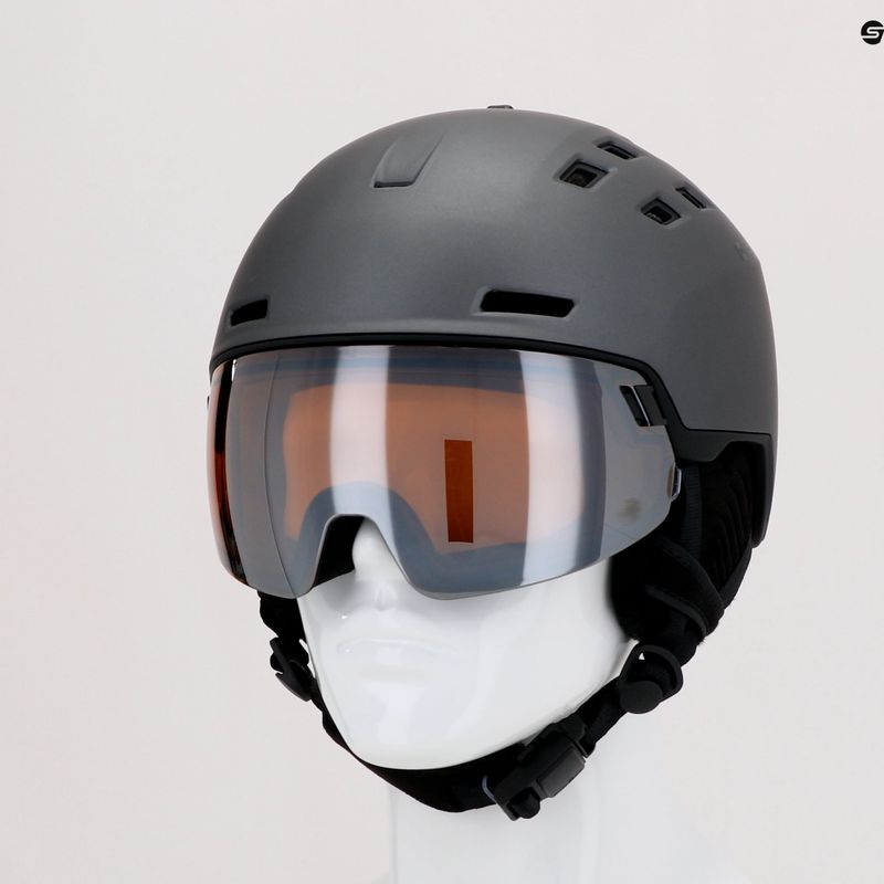 Casco da sci da uomo HEAD Radar nero grafite 9