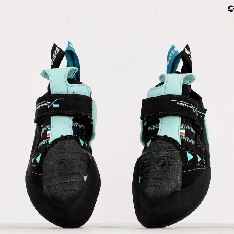 Scarpe da arrampicata da donna SCARPA Instinct VS nero/aqua 10