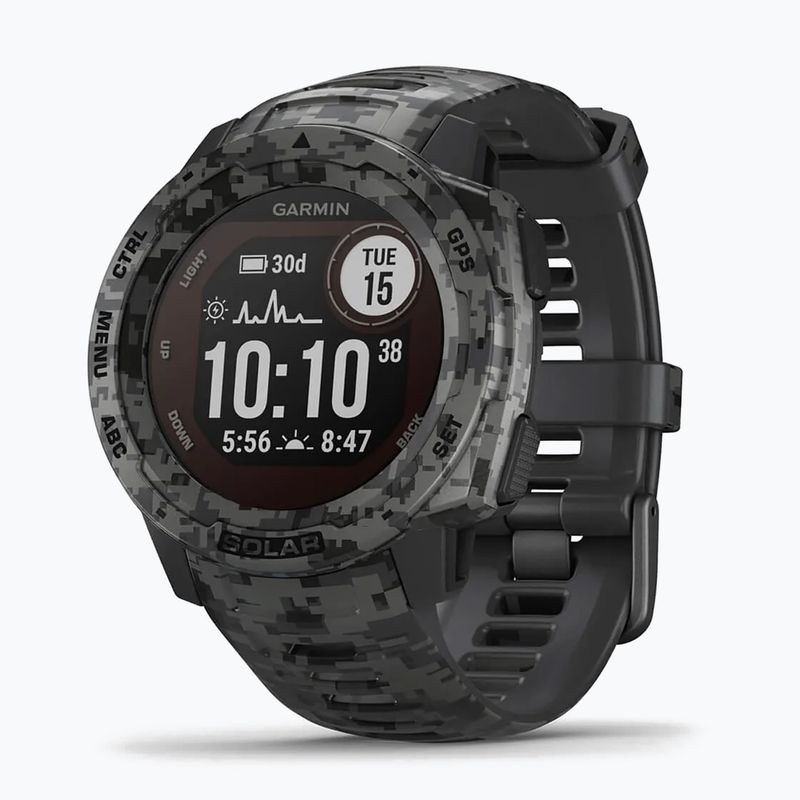 Orologio Garmin Instinct Solar Camo Edition nero 010-02293-05