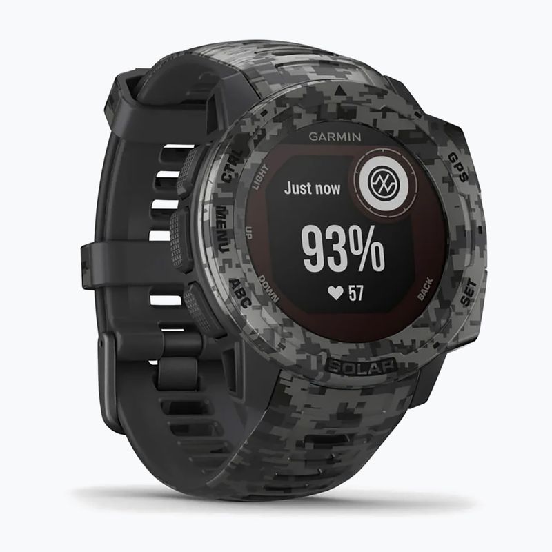 Orologio Garmin Instinct Solar Camo Edition nero 010-02293-05 3