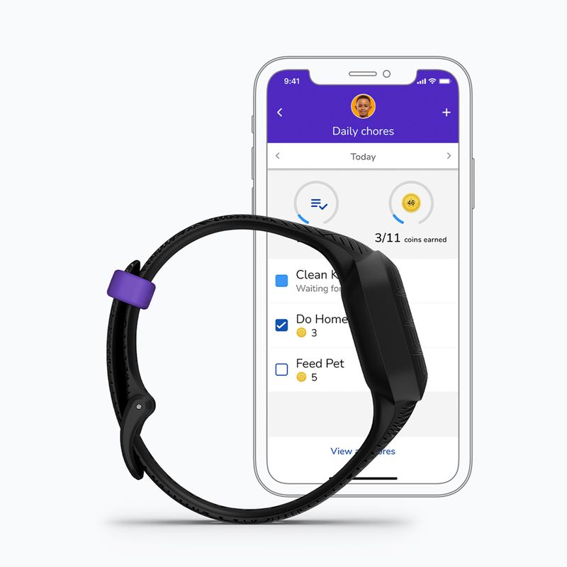 Smartband per bambini Garmin Vivofit Jr 3 Marvel Black Panther black 6