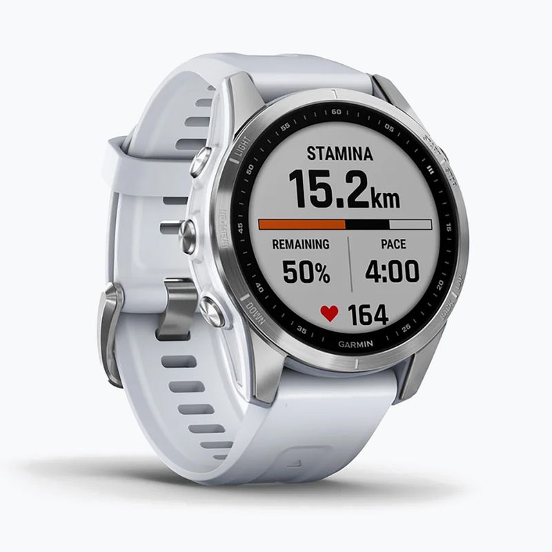 Garmin Fenix 7S Hrm Elevate Ox orologio argento 010-02539-03 3