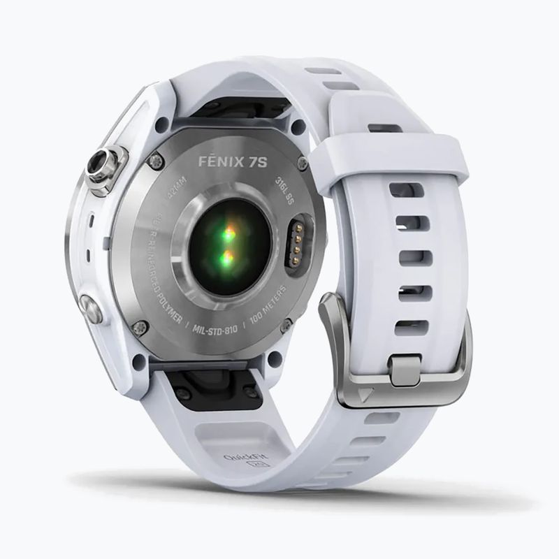 Garmin Fenix 7S Hrm Elevate Ox orologio argento 010-02539-03 6