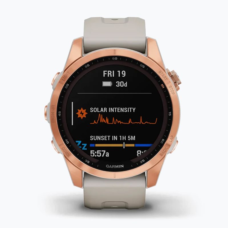 Garmin Fenix 7S Solar Hrm Elevate Ox orologio sabbia 010-02539-11 2