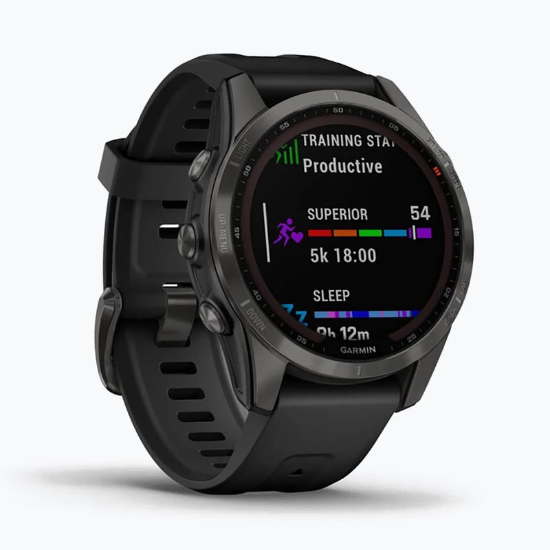Garmin Fenix 7S Sapphire Solar Hrm Elevate Ox orologio nero 010-02539-25 3