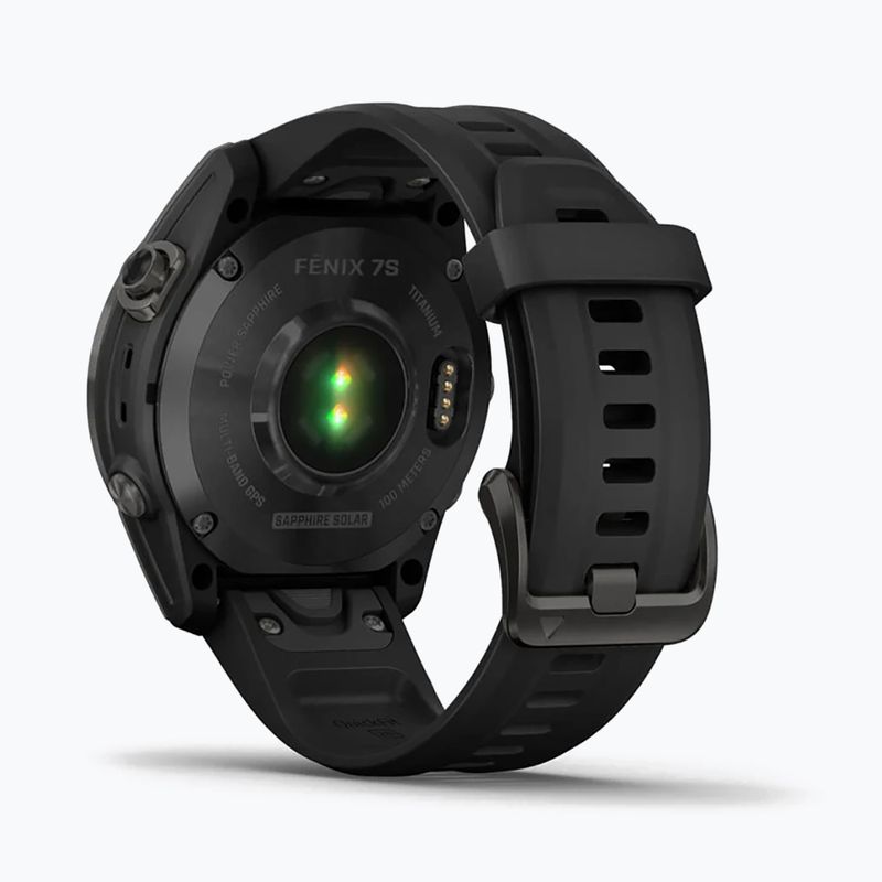 Garmin Fenix 7S Sapphire Solar Hrm Elevate Ox orologio nero 010-02539-25 6