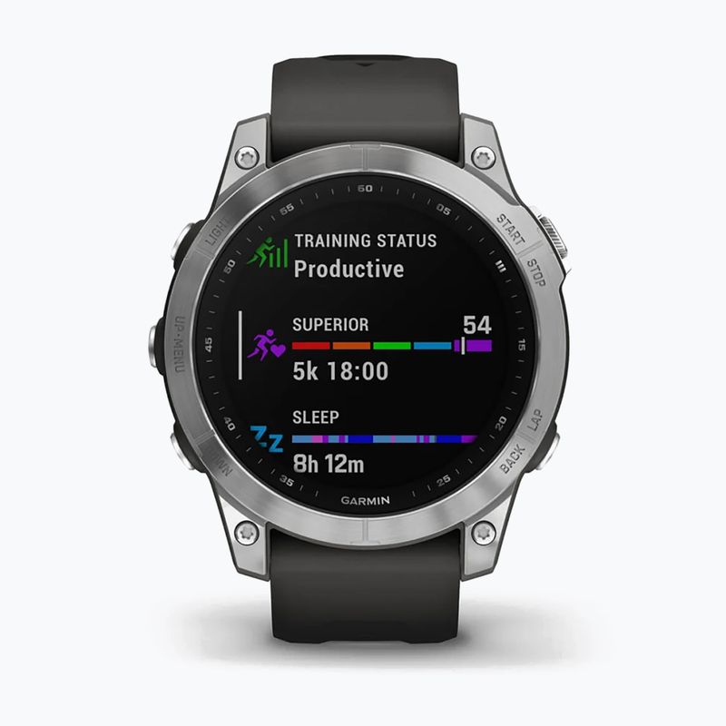 Garmin Fenix 7 Hrm Elevate Ox orologio argento 010-02540-01 2